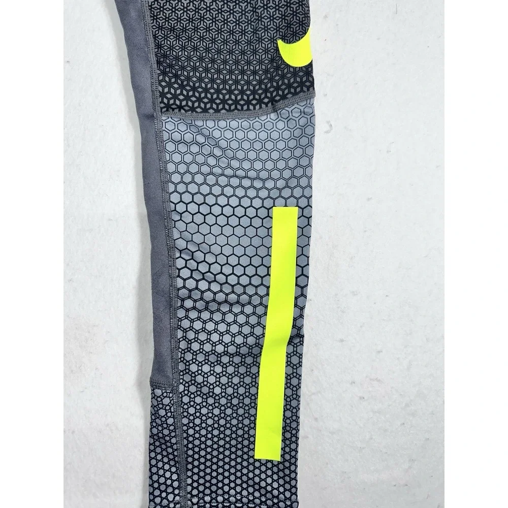 Nike Pro Hyperwarm Leggings Men's Medium Gray Hex Compression Pants Activewear
